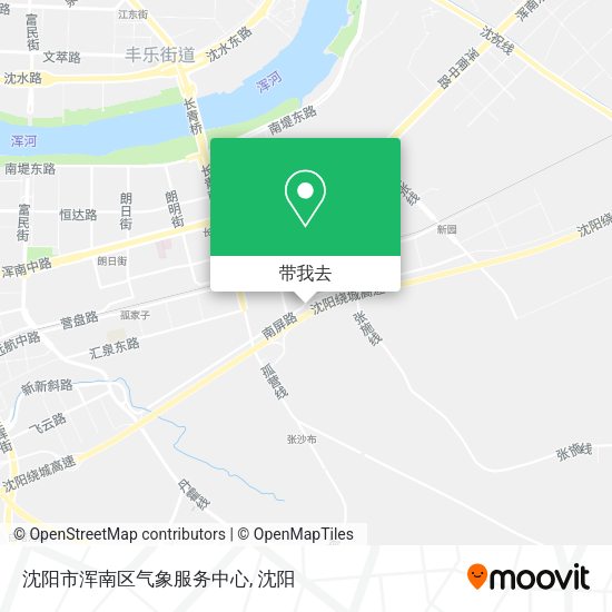 沈阳市浑南区气象服务中心地图