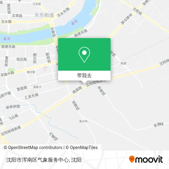 沈阳市浑南区气象服务中心地图