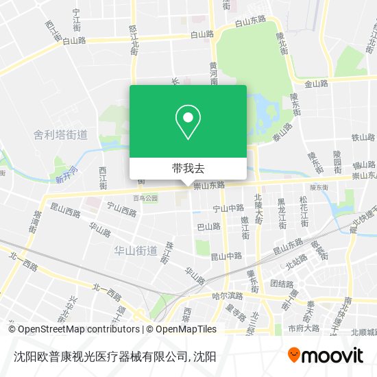 沈阳欧普康视光医疗器械有限公司地图