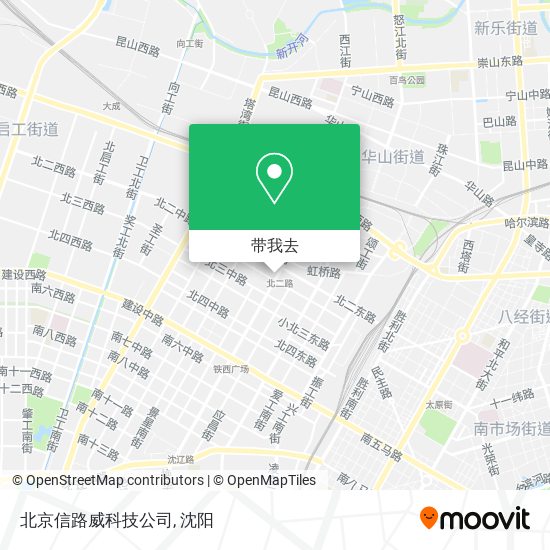 北京信路威科技公司地图