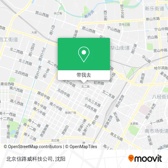 北京信路威科技公司地图
