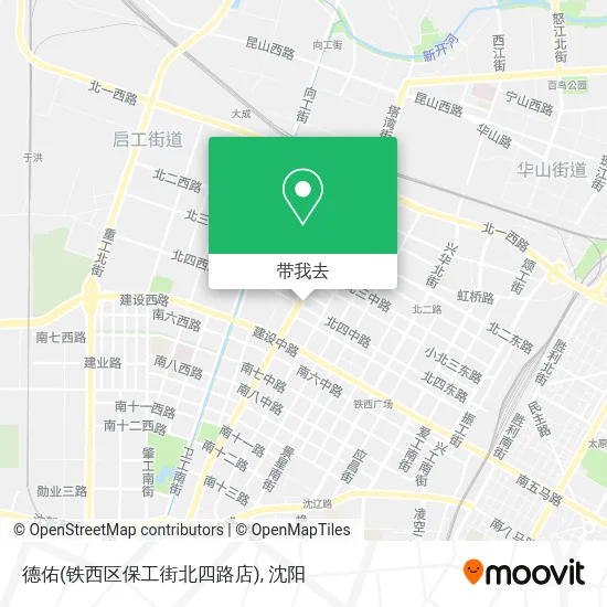 德佑(铁西区保工街北四路店)地图