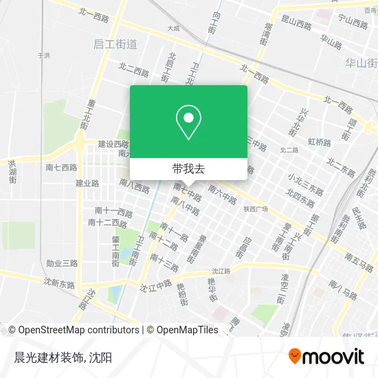 晨光建材装饰地图