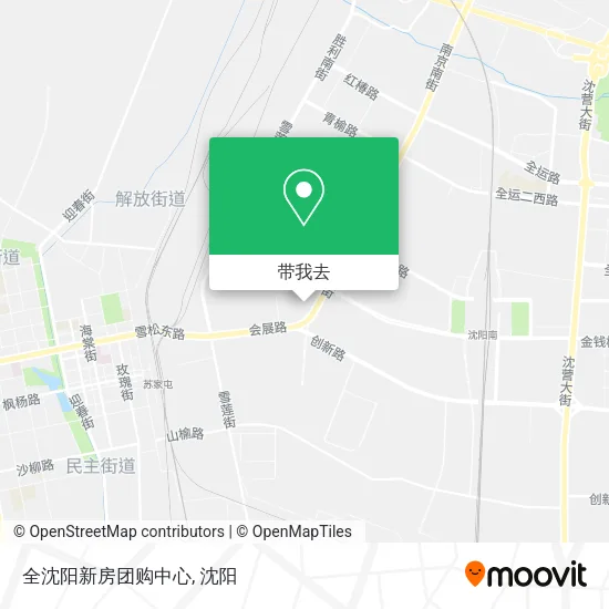 全沈阳新房团购中心地图