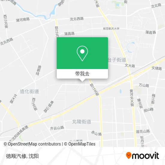 德顺汽修地图