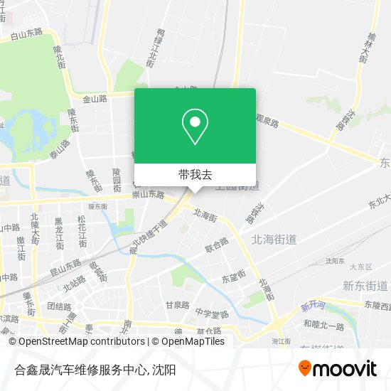 合鑫晟汽车维修服务中心地图