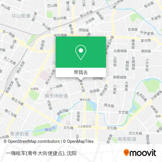 一嗨租车(青年大街便捷点)地图