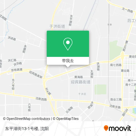 东平湖街13-1号楼地图