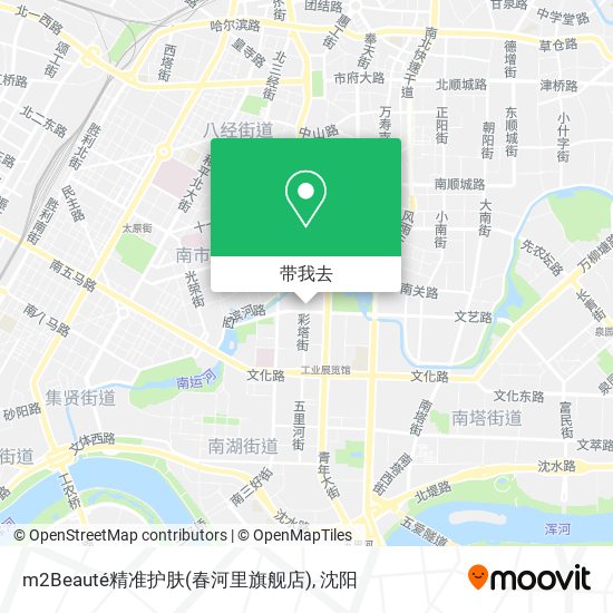 m2Beauté精准护肤(春河里旗舰店)地图