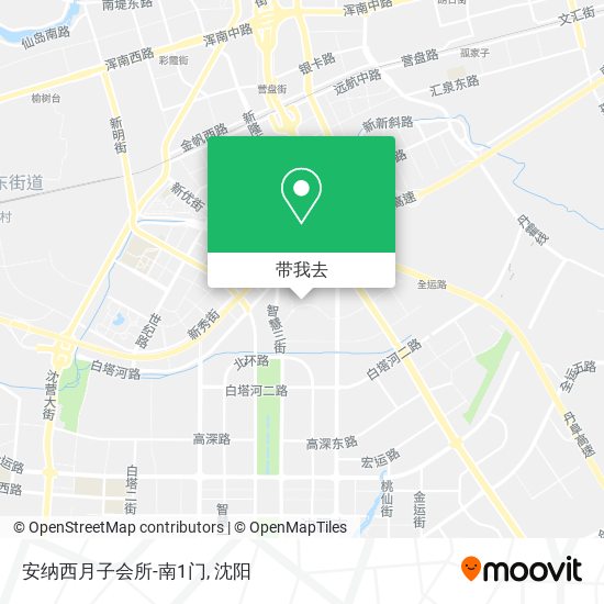 安纳西月子会所-南1门地图