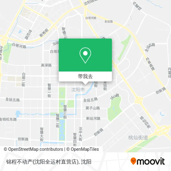 锦程不动产(沈阳全运村直营店)地图