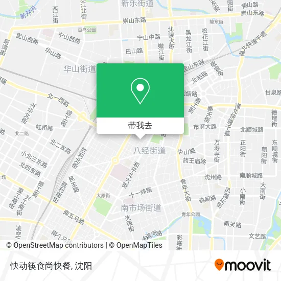 快动筷食尚快餐地图