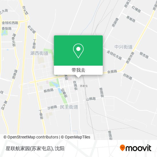 星联航家园(苏家屯店)地图