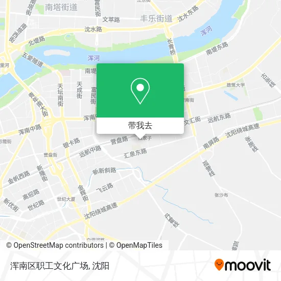 浑南区职工文化广场地图