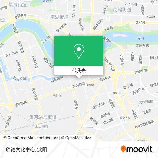 欣德文化中心地图