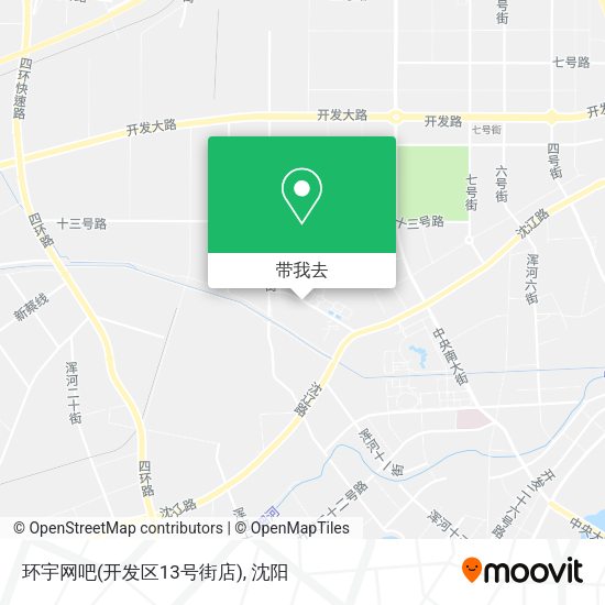 环宇网吧(开发区13号街店)地图