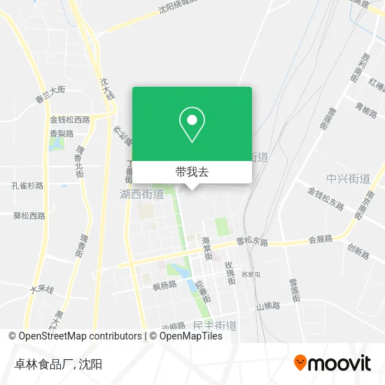 卓林食品厂地图