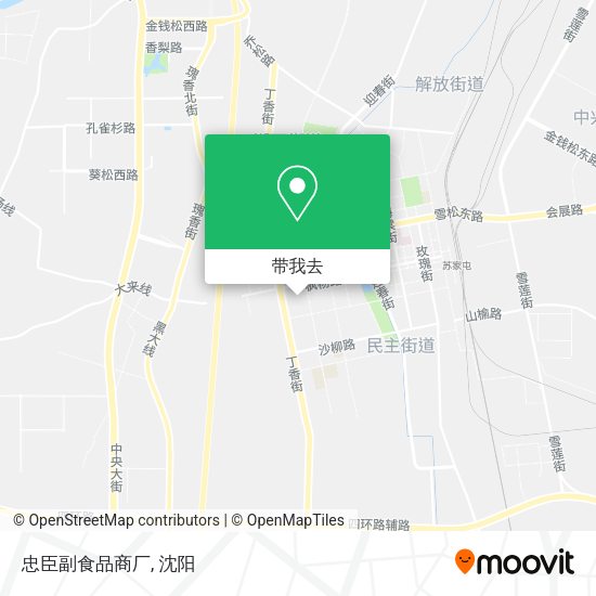 忠臣副食品商厂地图