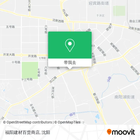 福阳建材百货商店地图