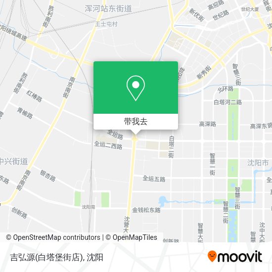 吉弘源(白塔堡街店)地图