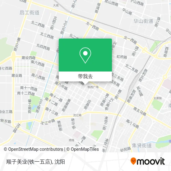 顺子美业(铁一五店)地图