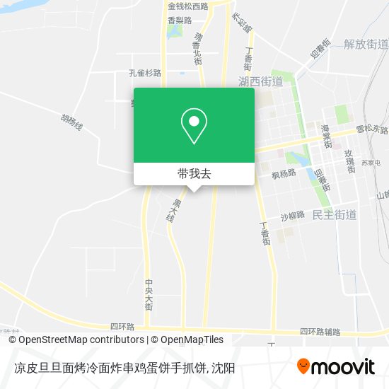 凉皮旦旦面烤冷面炸串鸡蛋饼手抓饼地图