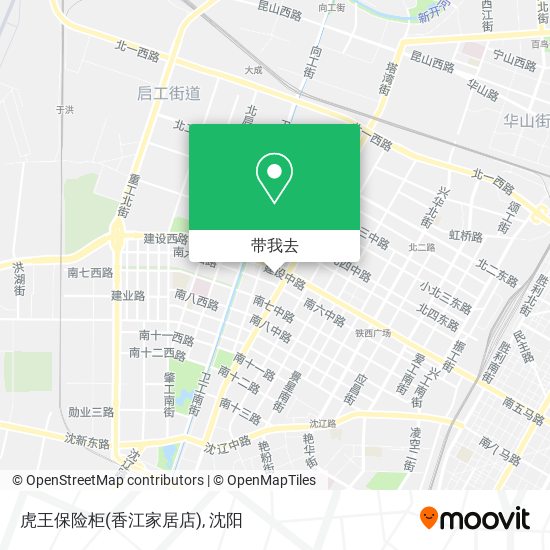 虎王保险柜(香江家居店)地图