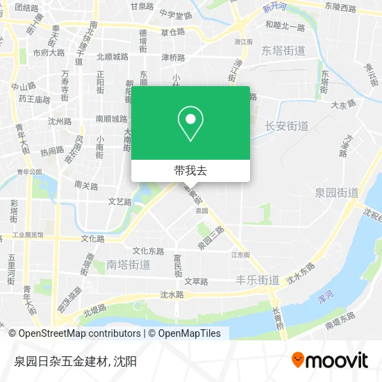 泉园日杂五金建材地图