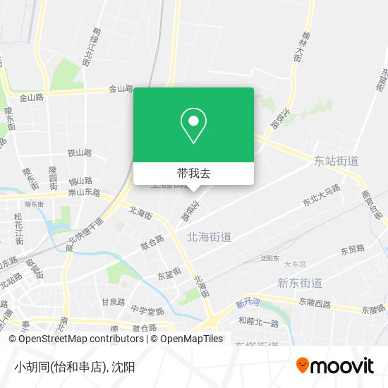 小胡同(怡和串店)地图