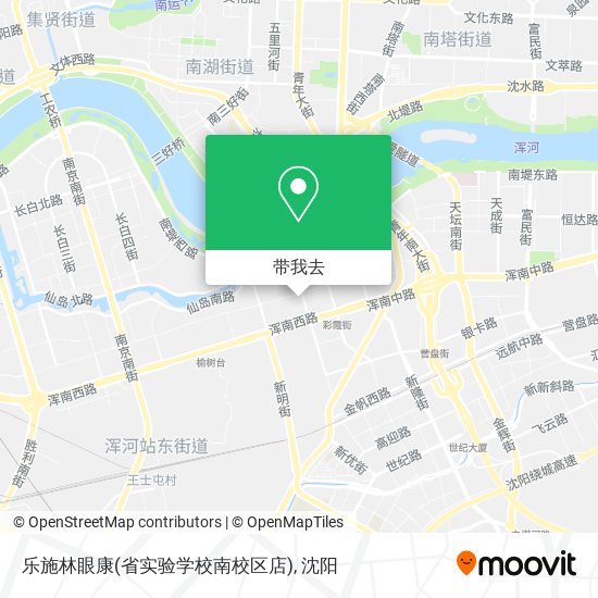 乐施林眼康(省实验学校南校区店)地图