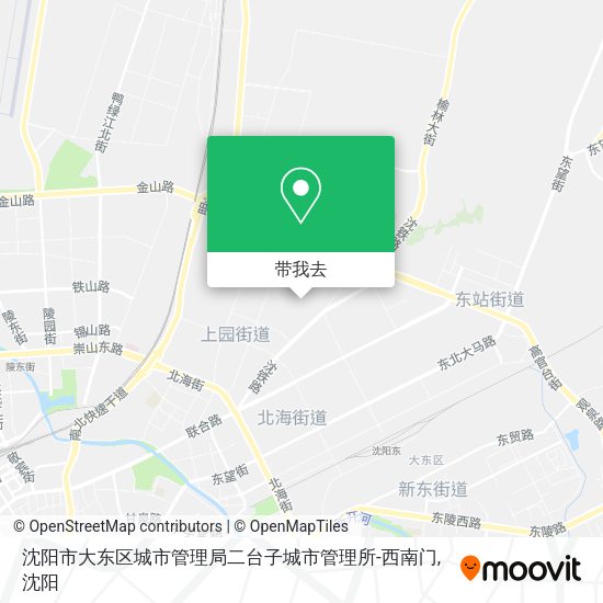沈阳市大东区城市管理局二台子城市管理所-西南门地图