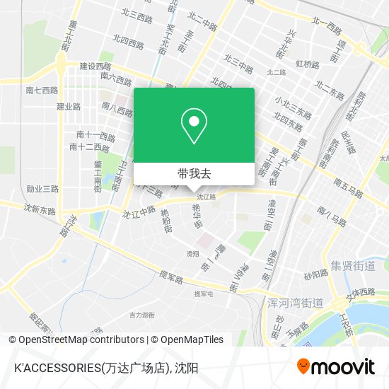 K'ACCESSORIES(万达广场店)地图