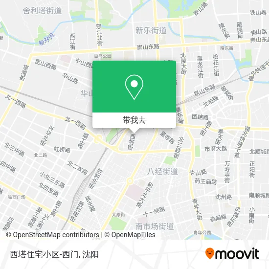 西塔住宅小区-西门地图