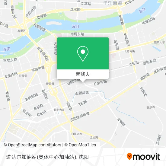 道达尔加油站(奥体中心加油站)地图