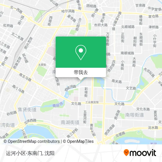 运河小区-东南门地图