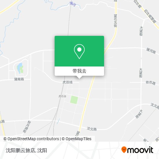 沈阳鹏云旅店地图