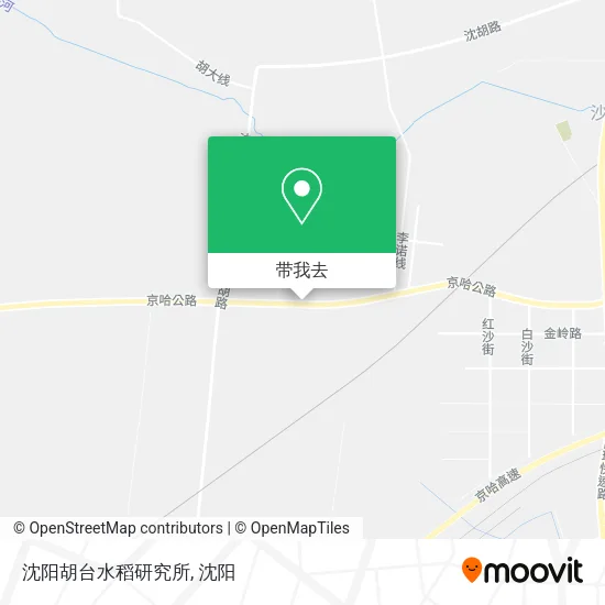 沈阳胡台水稻研究所地图