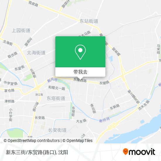 新东三街/东贸路(路口)地图