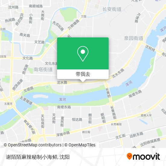谢陌陌麻辣秘制小海鲜地图