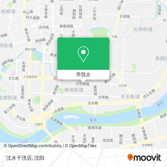 沈水干洗店地图
