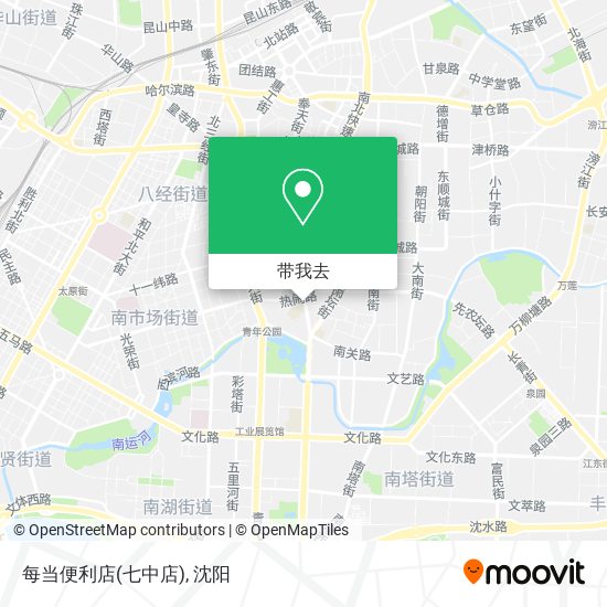 每当便利店(七中店)地图