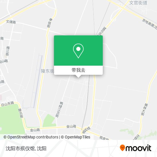 沈阳市殡仪馆地图