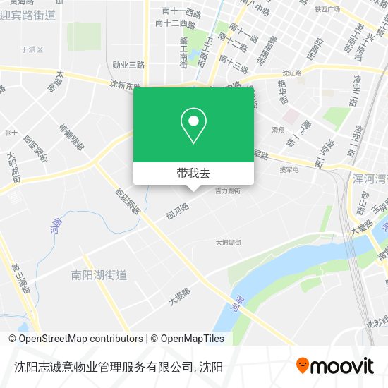沈阳志诚意物业管理服务有限公司地图