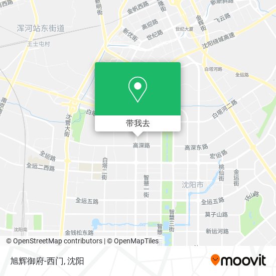 旭辉御府-西门地图