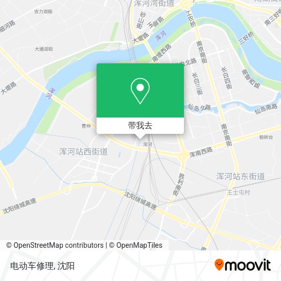 电动车修理地图