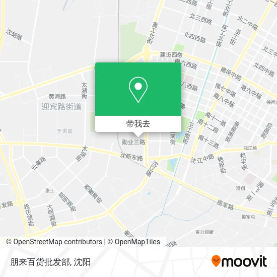 朋来百货批发部地图