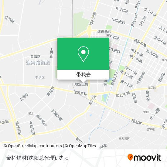 金桥焊材(沈阳总代理)地图