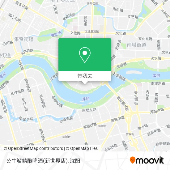 公牛鲨精酿啤酒(新世界店)地图