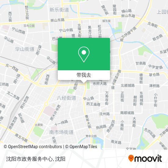 沈阳市政务服务中心地图