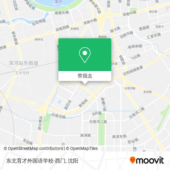 东北育才外国语学校-西门地图